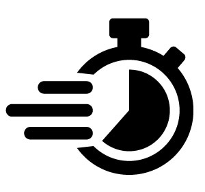 fast turnaround icon